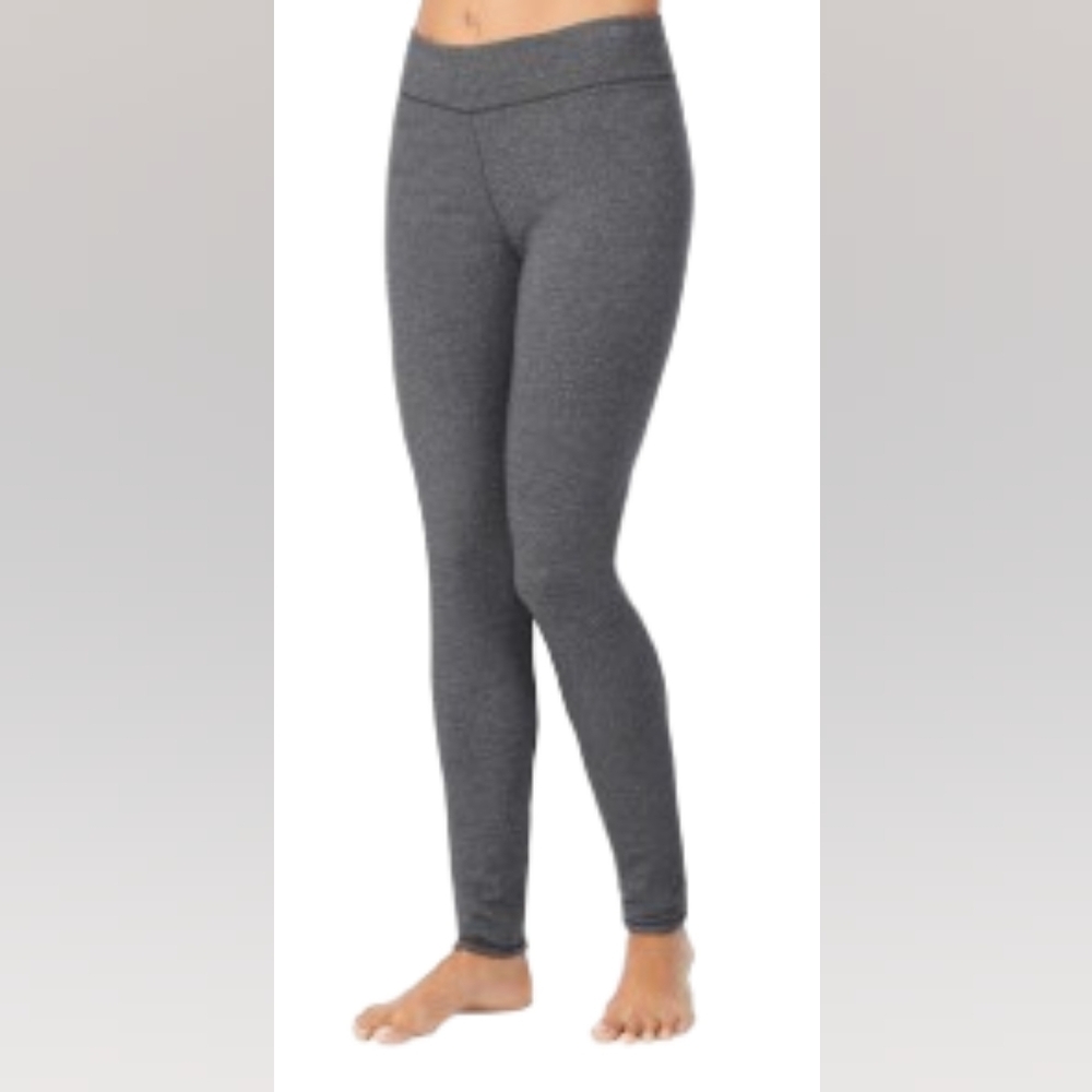 NWT Cuddl Duds Heather Gray Ultra‎ Cozy Soft Leggings Women's Size XL